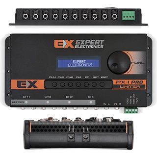 Processador de Audio Expert PX-1 Pro Limiter Crossover Top Display Digital Áudio Crossover PX1 Celular