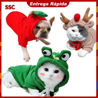 SSC Fruit Transformation Dog Cat Small Medium Large Dog Autumn Winter Sweater Fleece Clothing Supplies Pet Teddy Jarre Aero Bull