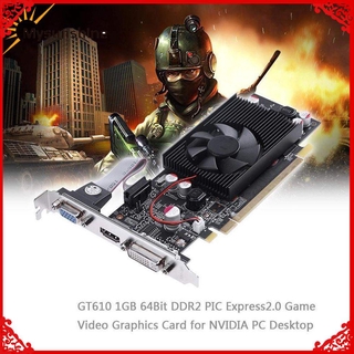 (Mysunshine) Pny Nvidia Geforce Vcggt610 Xpb 1gb Ddr3 Sdram Pci Express 2.0 Placa De Vídeo (1)