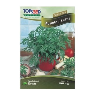 Sementes De Absinto - Losna - Erva-dos-vermes 100 mg com 1600 sementes (1)