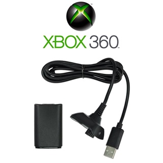 Bateria Recarregável E cabo carregador Usb Para Controle Xbox 360