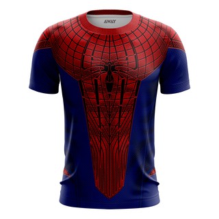 Camisa Camiseta Espetacular Homem Aranha Traje 3D Uniforme