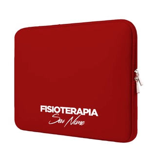 Capa Case Pasta Maleta Notebook Macbook Personalizada Neoprene 15.6/14.1/13.3/12.1/11.6/17.3/10.1 Fisioterapia 3