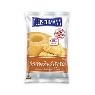 Mistura para Bolo Cremoso Aipim Fleischmann 5kg Profissional