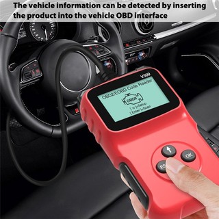 Newest V309 OBDII Auto Car Diagnostic Scanner Handheld Car Diagnostic Repair Tool Automotive Erase/Reset Fault Code (4)