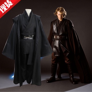 vestido "Star Wars Jedi" porque se encaixa contra Sith cosplay Costume do palco de Natal Halloween