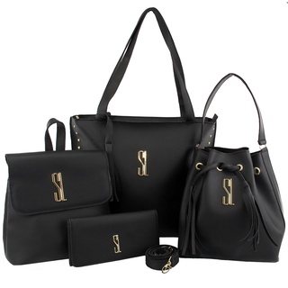 Bolsa feminina santa lolla preta kit com 4 bolsas lindas na promoção ### PROMOÇÃO RELAMPAGO SO HOJE ###