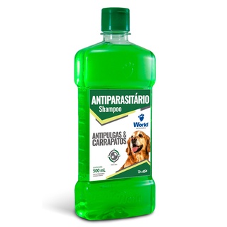 Shampoo Dugs Antipulgas e Carrapatos World 500 ml