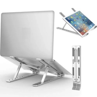 Suporte Aluminio Para Notebook E Macbook Escritorio Dobravel