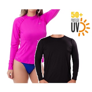 Camisa Termica Proteção Uv50+ Unissex Praia/sol/frio