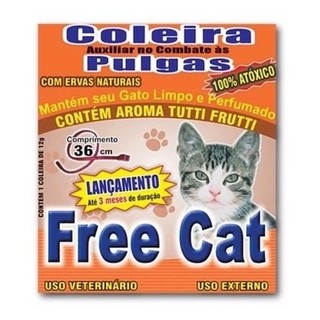 Coleira Anti Pulgas Gatos Free Cat