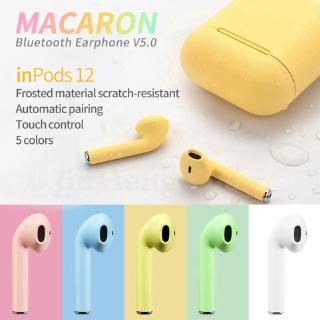 Alta Qualidade Matte Touch Impressão Digital Sensing Invólucro Macaron Cores Doces Fone De Ouvido Bluetooth Sem Fio (1)