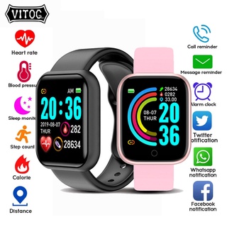 【VITOG】Smartwatch Y68 smart watch for IOS Android