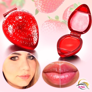 Brilho Labial Lip balm Morango Yvis Beauty Formato Moranguinho
