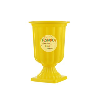 Vaso Grego - Vaso Decorativo - Luxo - Centro de Mesa - Plástico - Vaso 19cm - 1 unidade (5)