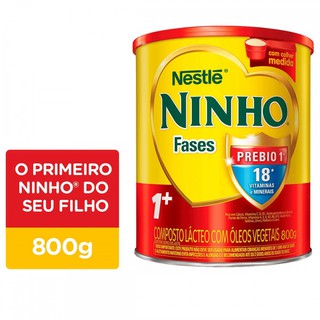 Leite Ninho Fases 1+ 800g composto Lacteo Nestlé ORIGINAL (1)