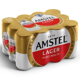 Cerveja Amstel Puro Malte Pack 12 Unidades 269ml
