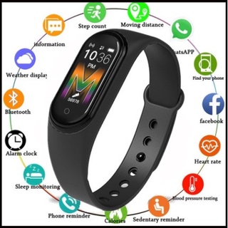 Relogio Smartwatch Inteligente M6 Bluetooth 4.2 Monitor De Freqüência Cardíaca De Fitness Rastreador Relógio
