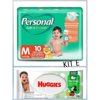 KIT CHÁ DE FRALDAS BÁSICO (Produtos Personal, Use Baby e/ou Pompom)