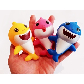 Kit com 3 baby shark Mini bonecos para crianças infantil