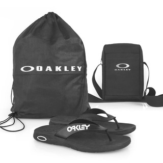 Kit Oakley Mochila Shoulder Bag Chinelo