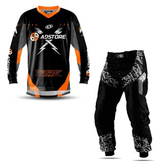 Calça e Camisa Conjunto Roupa Trilha Motocross AD Store Pro Tork Lançamento