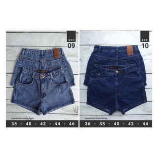 Kit Com 5 Shorts Jeans Feminino Cintura Alta Cores (6)