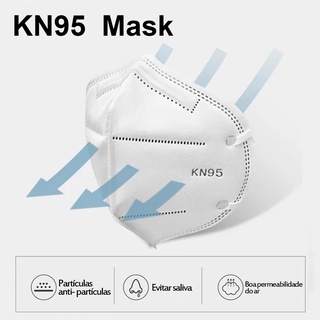 Mascaras Facial Respiratória Proteção com 5 Camadas Pff2/Kn95 - 10 Unidades - Colorida (7)