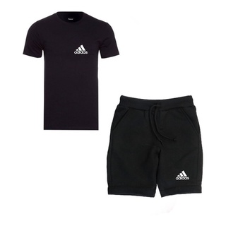 Conjunto Camisa e Bermuda Adidas Masculino