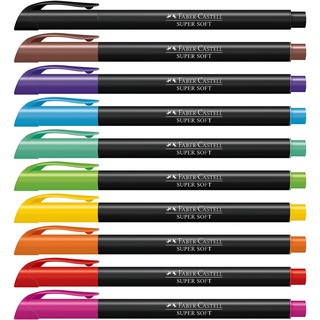 Caneta FABER-CASTELL Supersoft Brush