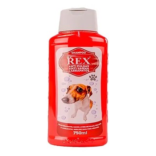 KIT Shampoo Para Cachorro Rex Anti Pulgas, Sarna e Carrapatos - 750ml + Kit Educador Xixi Sim e Xixi Não Educador Sanitário Club Pet Cães 500ml (3)