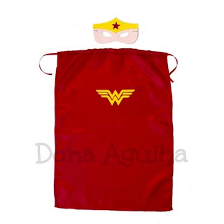 Lembrancinha capa + máscara Super Heróis (9)