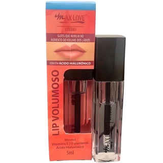 Gloss Labial Volume Dos Lábios Lip Volumoso Mentol Ácido Hialurônico Hidratante Aveludado Incolor Cores Fosco / Brilho Labial Max Love Sale (1)