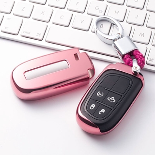 For Jeep Grand Cherokee Compass Patriot Dodge Journey Chrysler 300CRenegade Car Key New Car Styling soft TPU Car Key Case Cover