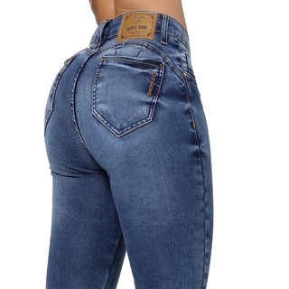 Calca Jeans Feminina EMPINA Bumbum e MODELA SHOPLE A-9