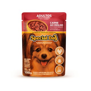 Sache Special Dog petisco para cães Raças pequenas - 100g - sabor carne
