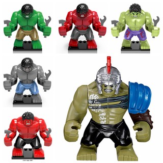 Marvel Super Heroes Hulk Bruce Banner Tamanho Grande Minifigures Compatível Lego Avengers Blocos De Construção De Brinquedos