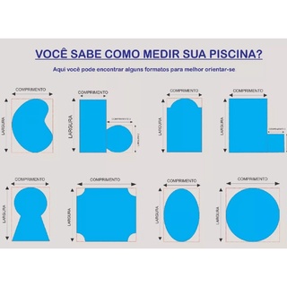 Capa Térmica para Piscina 5x2,5 300 Micras Black e Blue Lona 5,00 x 2,50 Inbrap Azul e Preto (8)