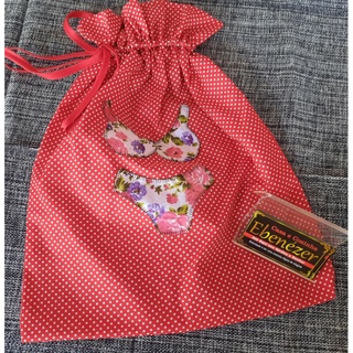 Porta lingerie calcinhas bordado colorido sacola de calcinhas (1)