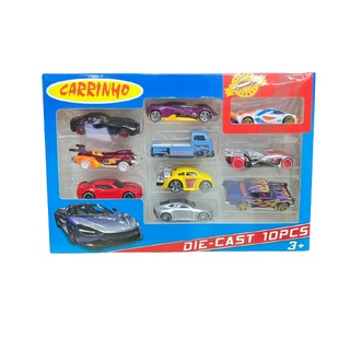 Carrinho De Ferro Estilo Hot Wheels Miniaturas Colecionáveis Hot Cars-Kits