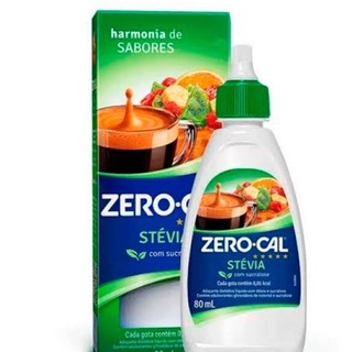 Zero-Cal · Adoçante líquido stévia com sucralose