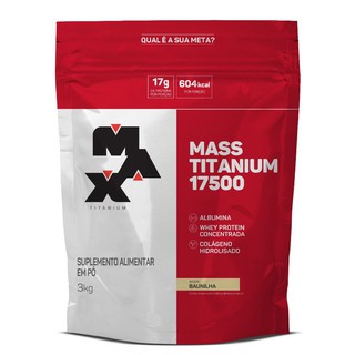 Hipercalórico (Massa) - Mass Titanium 17500 - Max Titanium - 3Kg (1)