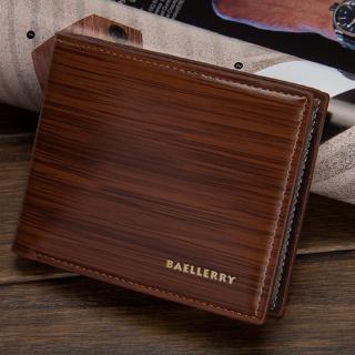 100% Original Baellerry Men Multi-Card PU Leather Business Short Wallet (7)