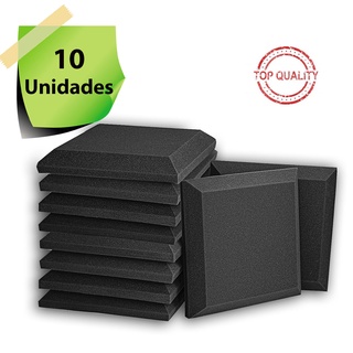 Espuma Acústica Para Estúdio 50cm X 50cm X 2cm Kit 10 Peças (1)