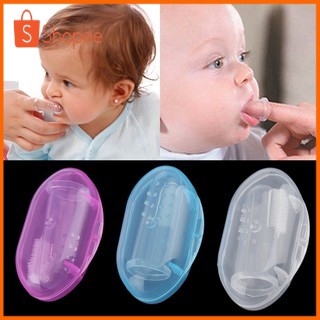 (Nova Chegada) Mordedor De Silicone Para Limpeza Dos Dedos E Escova De Dentes Massageadora Para Bebês