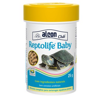 Ração Para Tartaruga Filhotes Pequena - Alcon Reptolife Baby 25g