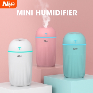 Niye Umidificador de ar de grande capacidade 420ML difusor de aroma purificador de ar atomizador LED (1)