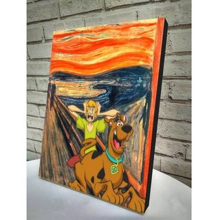 Quadro Decorativo A4 Scooby Doo