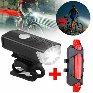 Kit Lanterna E Farol Bicicleta Bike Luz Ultra Led A Prova D'agua