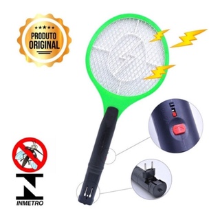 Raquete elétrica recarregável mata mosquito Mosca Bivolt YPD original (4)